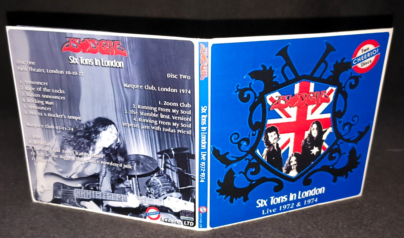 Budgie London 1972-74 Gate Fold 2CD Package NEW