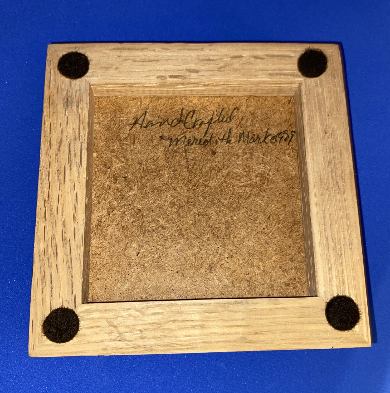 Meredith Mark Eskimo Design Handcrafted Art Tile Trivet 1989