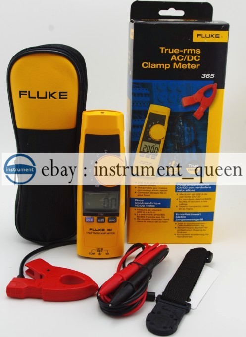 Fluke 365 True-RMS Clamp Meter w/ Detachable Jaw AC/DC w/ Case By Fedex or DHL