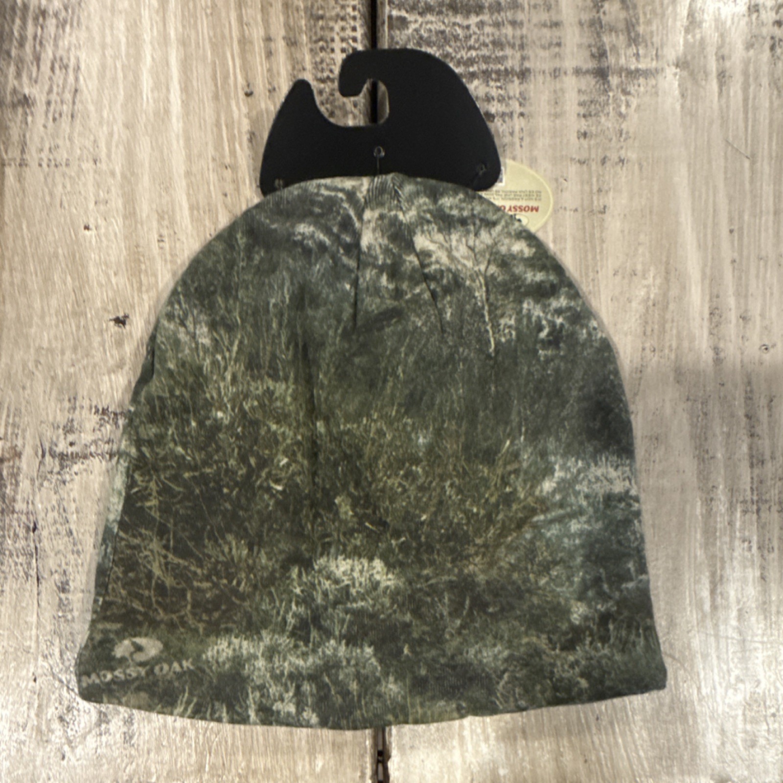 Mossy Oak Camouflage Thermal Fleece Beanie Hat Green Black Unisex Adults