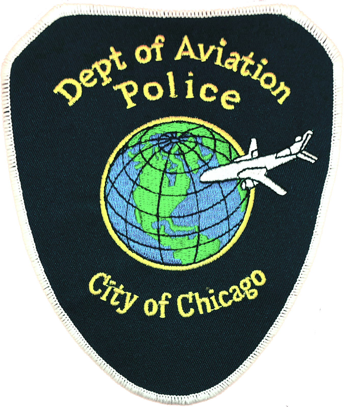 CITY OF CHICAGO DEPARTMENT OF AVIATION POLICE SHOULDER PATCH