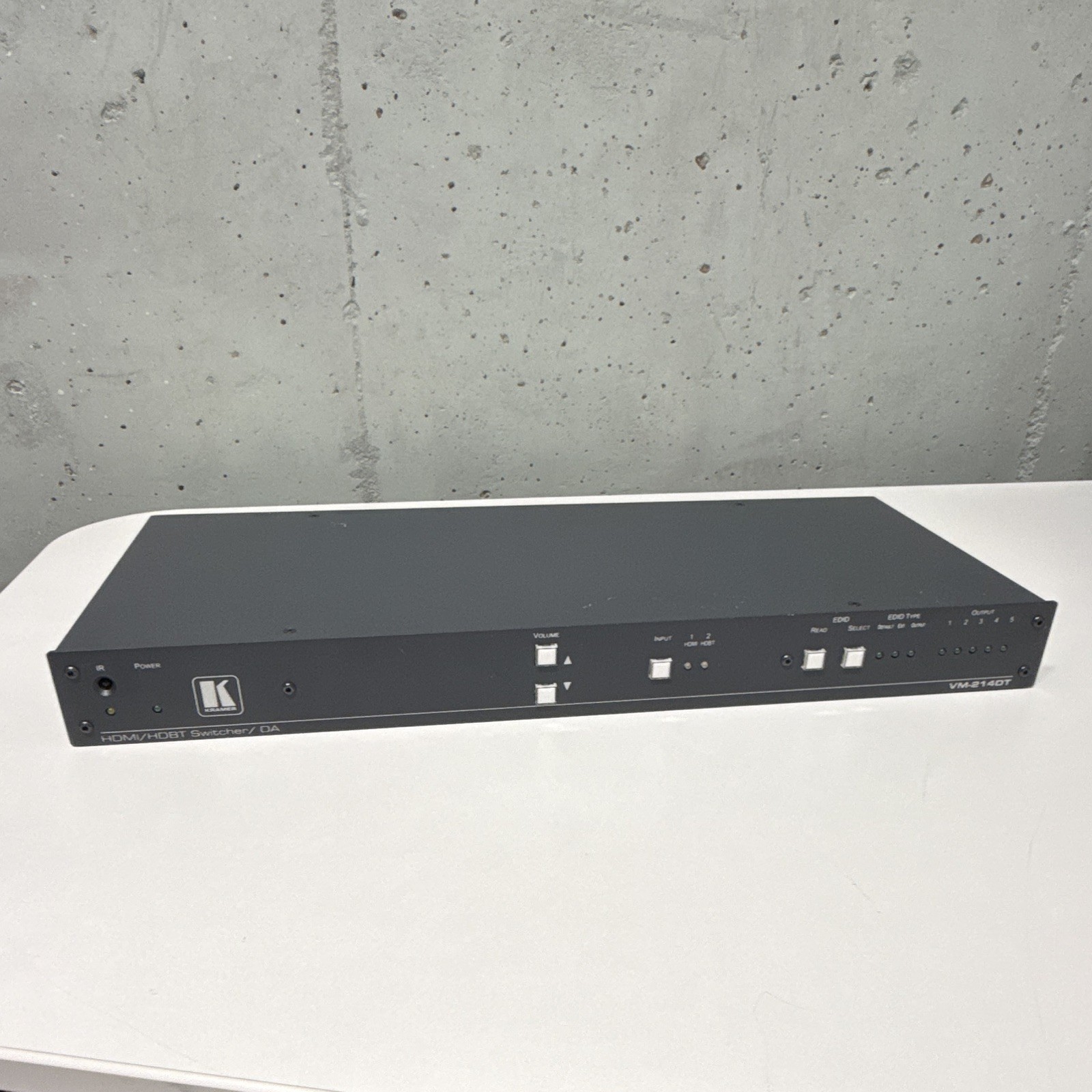 Kramer VM-214DT HDMI/HDBaseT Switcher/DA 2-In 5-Out EDID Black