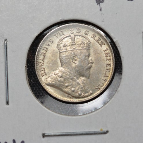 Canada 1902 5 Cents Choice Unc - Silver