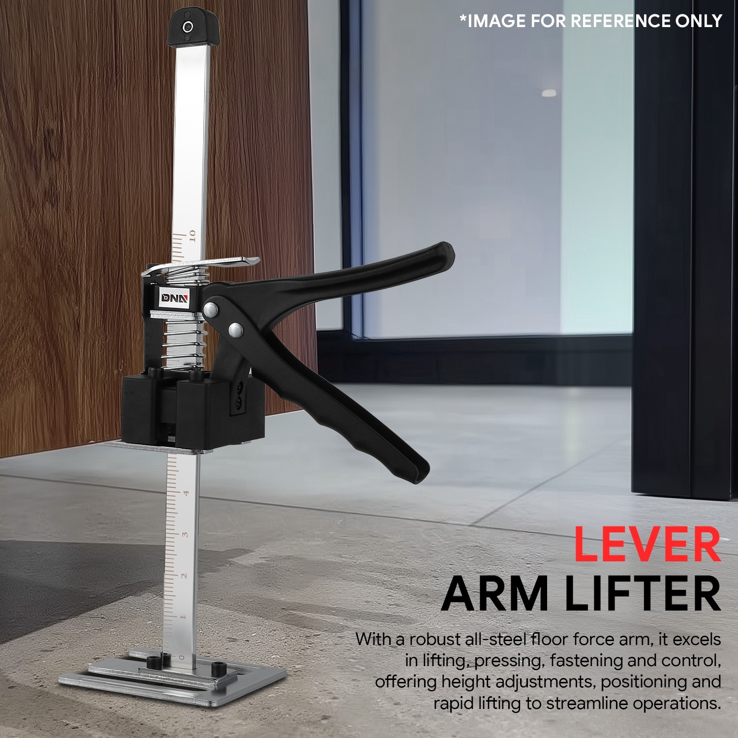 Labor Saving Handle 2 Pack 10 in 440 lbs Construction Jack Lever Arm Lifter
