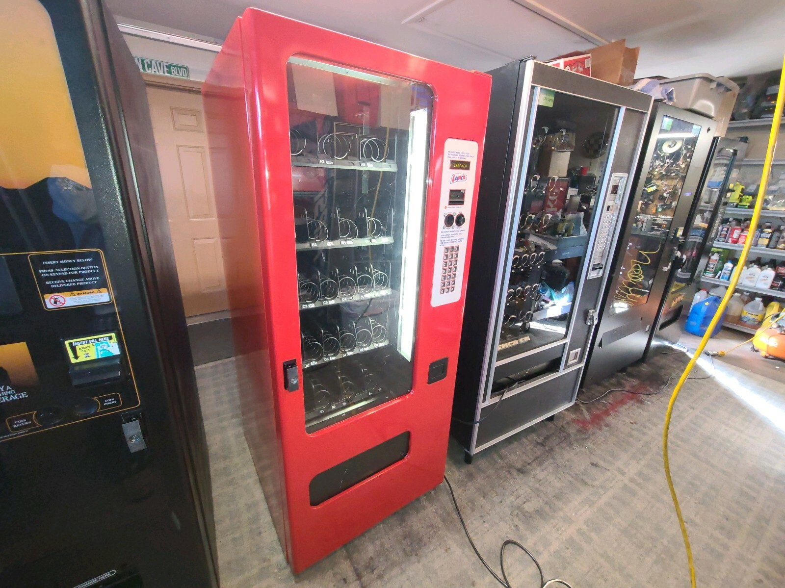 USI LANCE 3053 MDB SNACK MACHINE MARS, COINCO, KEYPAD, LED DISPLAY HARNESS / New