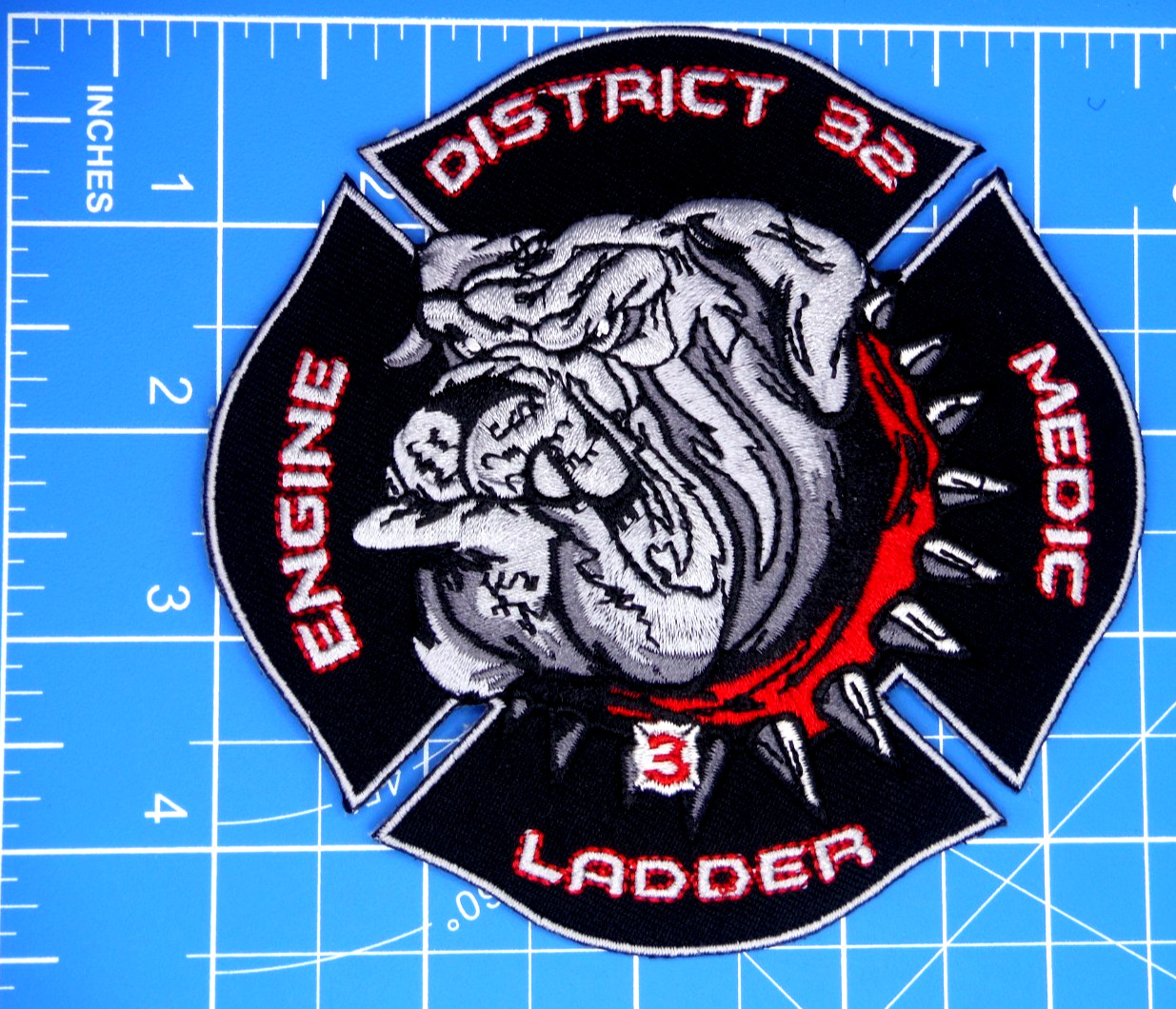 Channelview Texas Fire Dept District 32 patch-Bin A