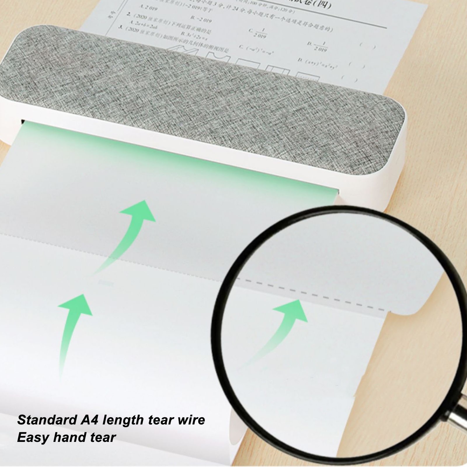 ✿ 100 Sheets A4 Thermal Printer Paper Folded Oil Scratch Resistant For Wrong