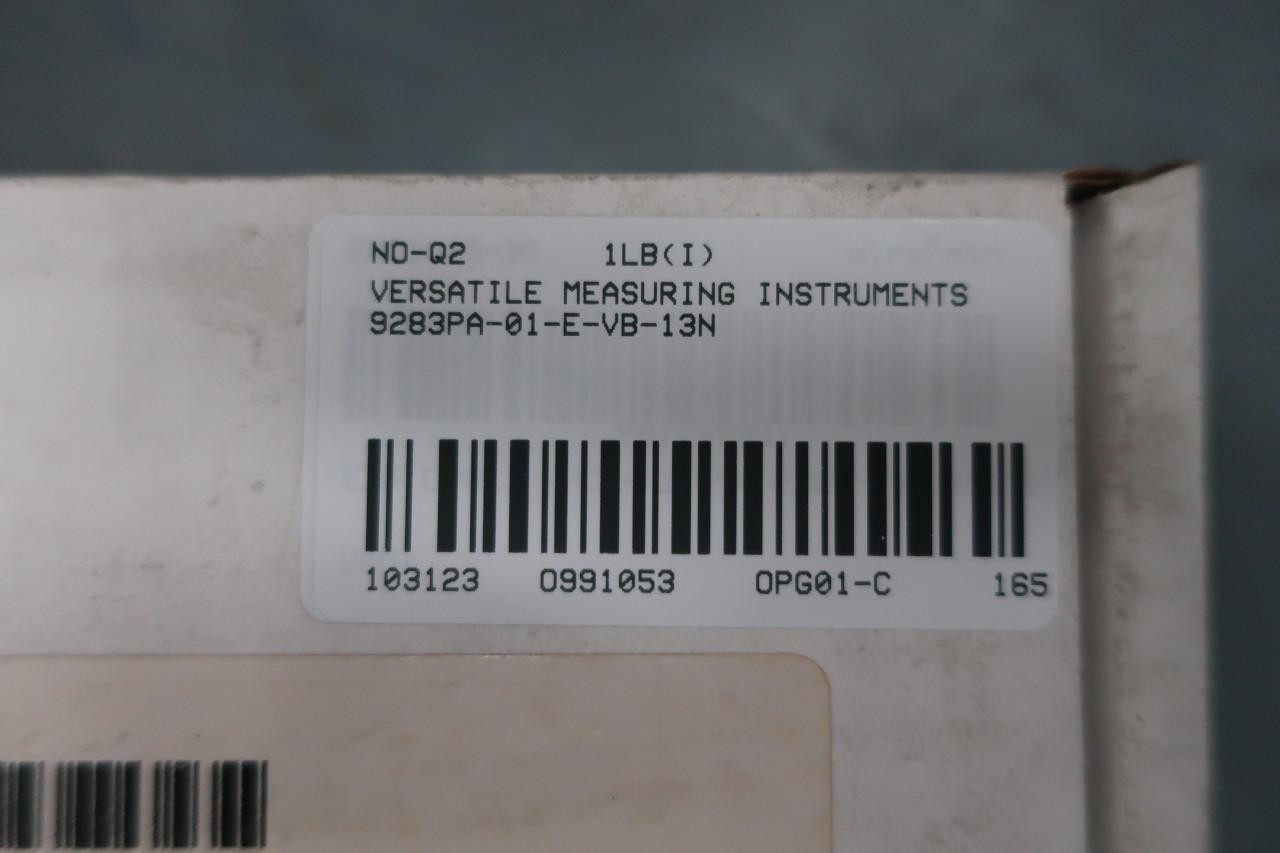Versatile Measuring Instruments 9283PA-01-E-VB-13N Panel Thermometer 10-93c