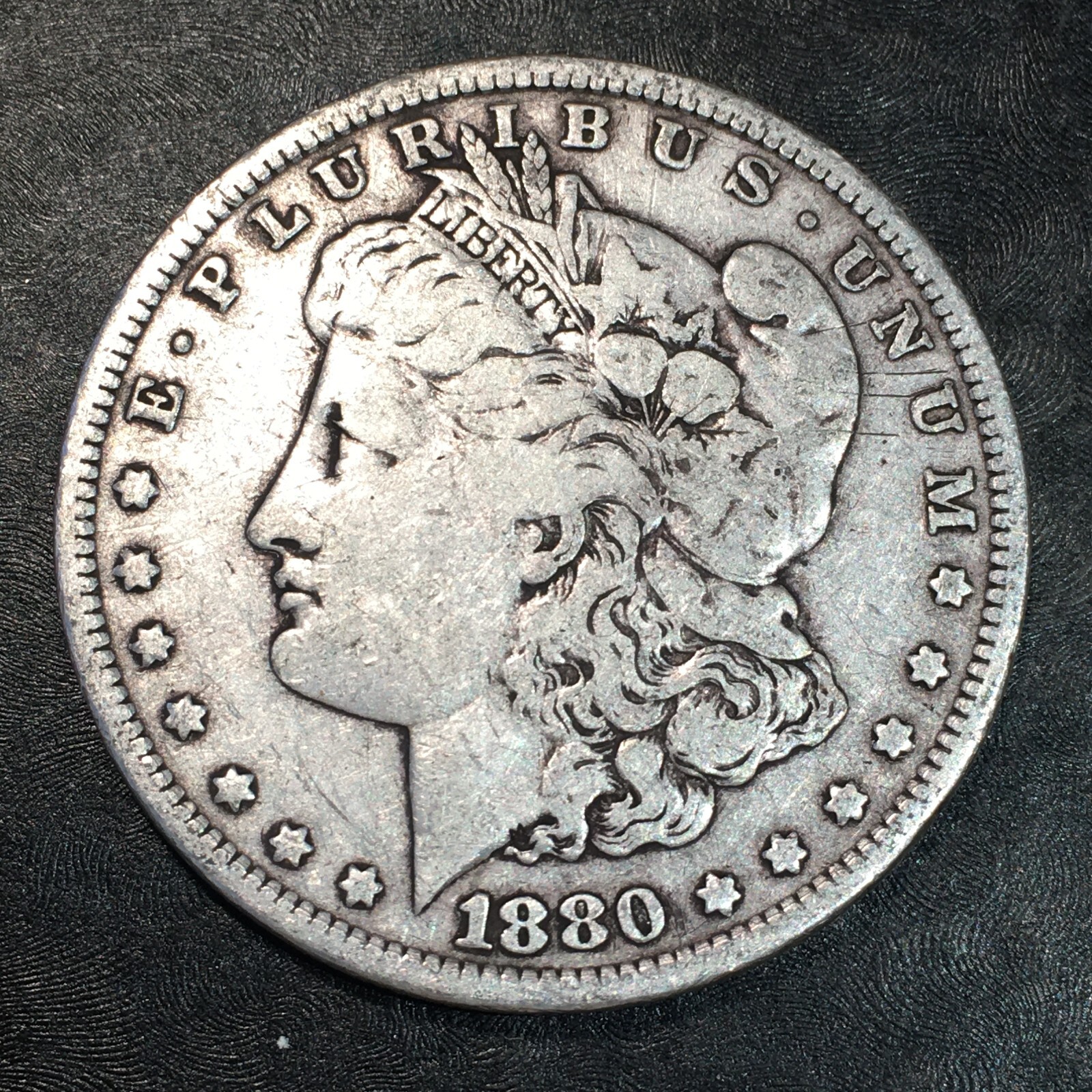 1880 Morgan Silver Dollar - High Quality Scans #P435