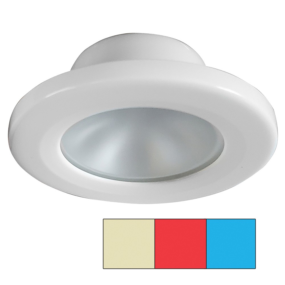 i2Systems Apeiron A3120 Screw Mount Light - Red, Warm White & Blue - White F