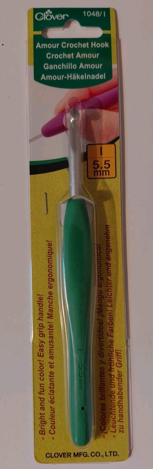 CLOVER 1048 I 5.5mm Amour Crochet Hook authentic new
