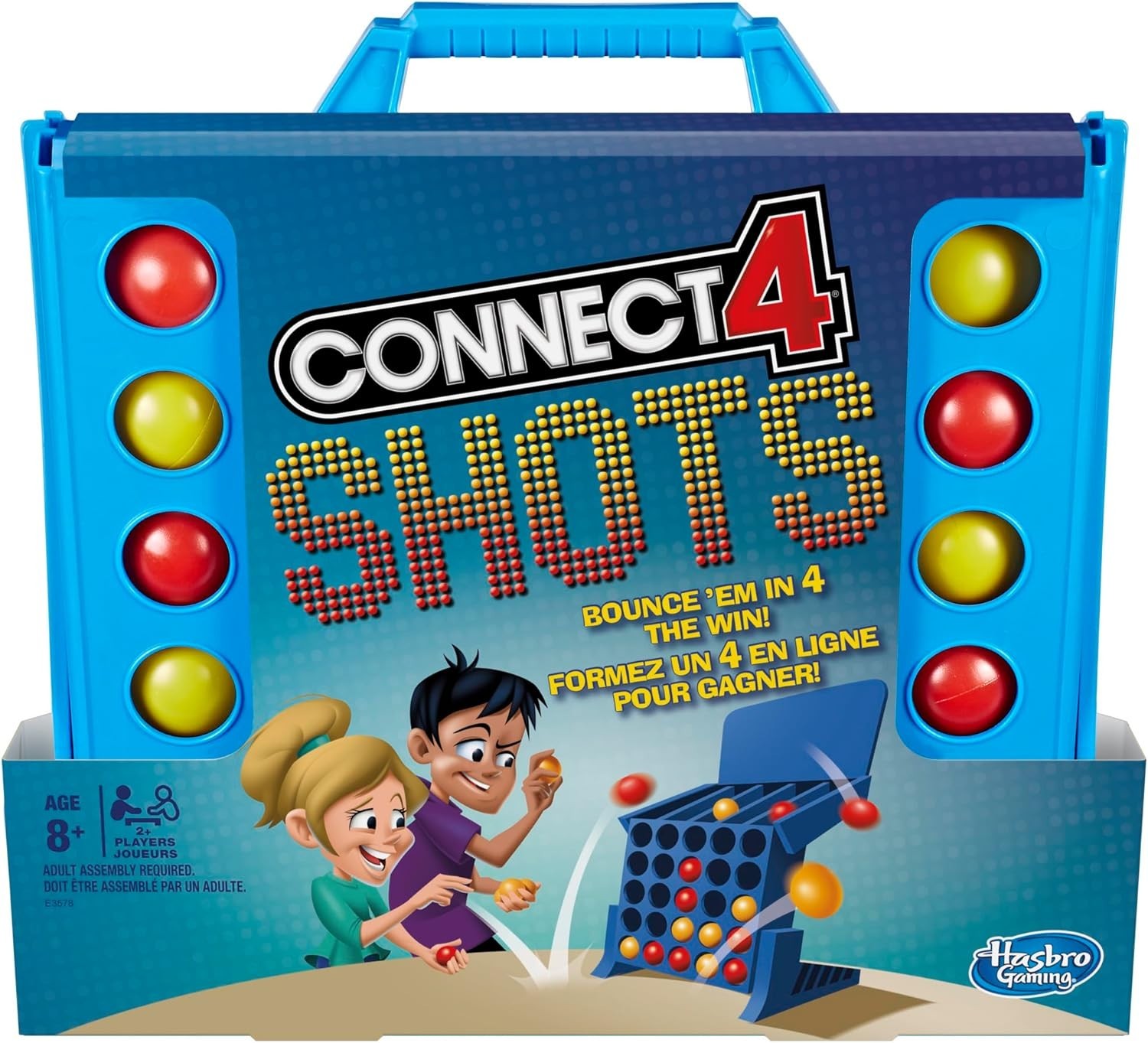 Hasbro Gaming Connect 4 Shots Board Game Activity for Kids Ages 8+ (Exclusive)
