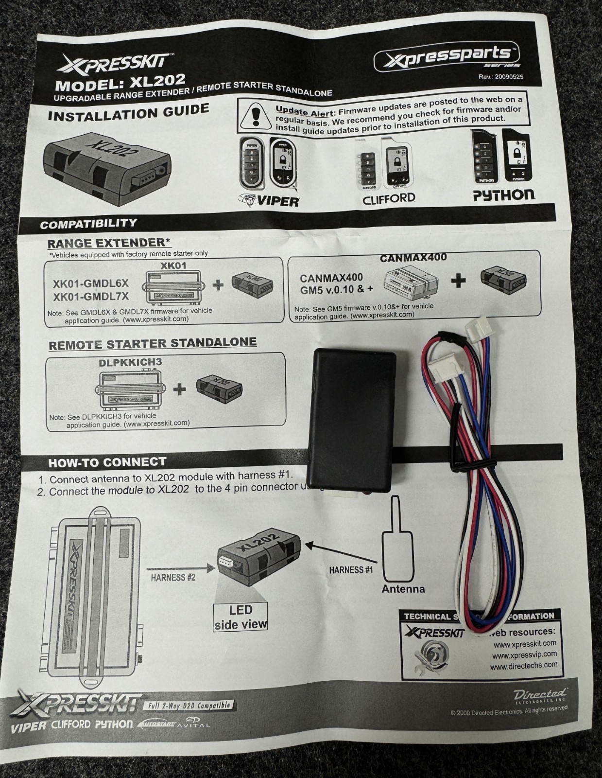 DEI XPRESSKIT XL202 RFTD INTERFACE/UPGRADEABLE RANGE EXTENDER/EXACTLY AS SHOWN