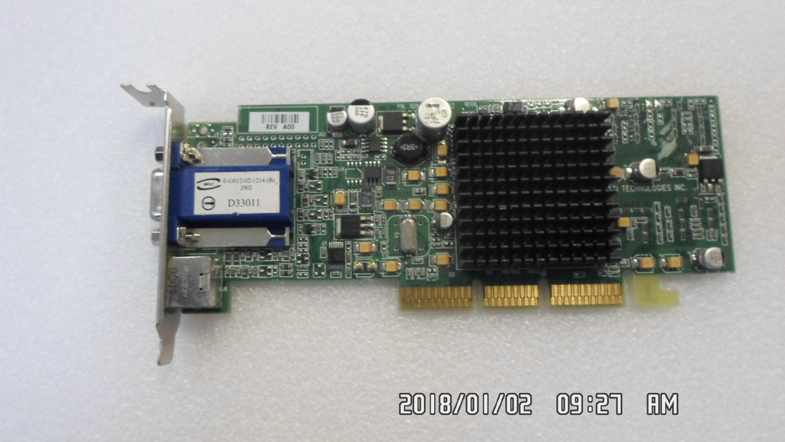 Dell 6t975, 06t975, 09N151 ATI 1028342400 Radeon 7500 32MB LOW PROFILE AGP