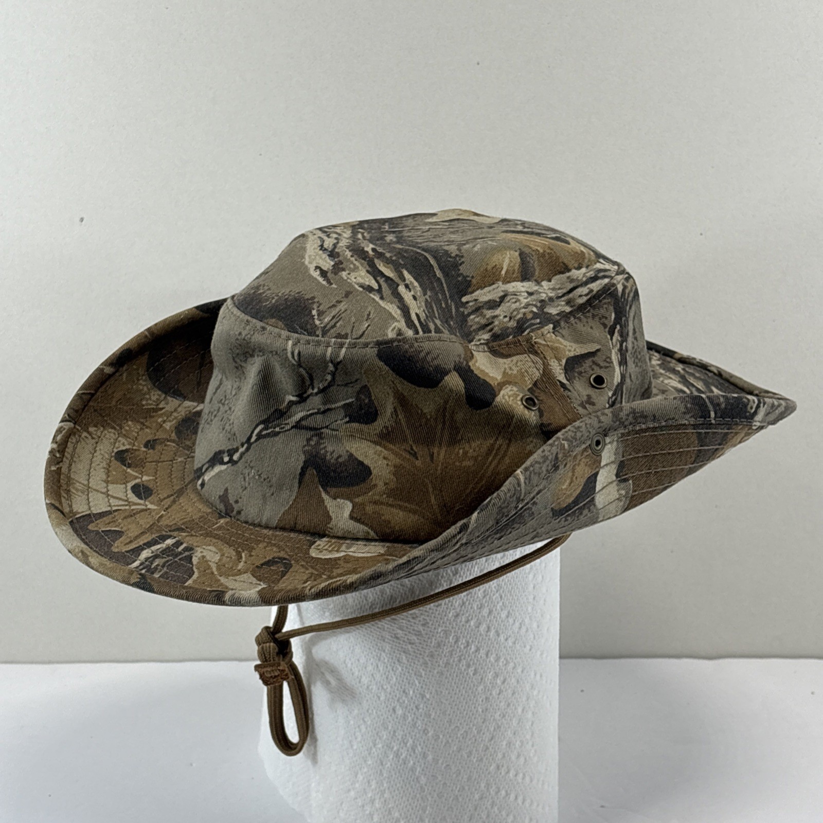 VTG Realtree Advantage Camo Hat Boonie Safari Hunting Outdoor Mens XL