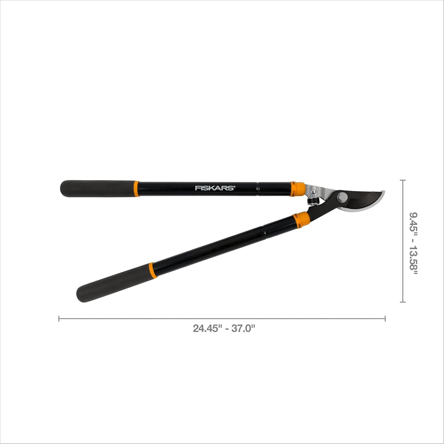 Loppers for Tree Trimming, Heavy Duty, with Extendable Handle (24.5"-37" Range),
