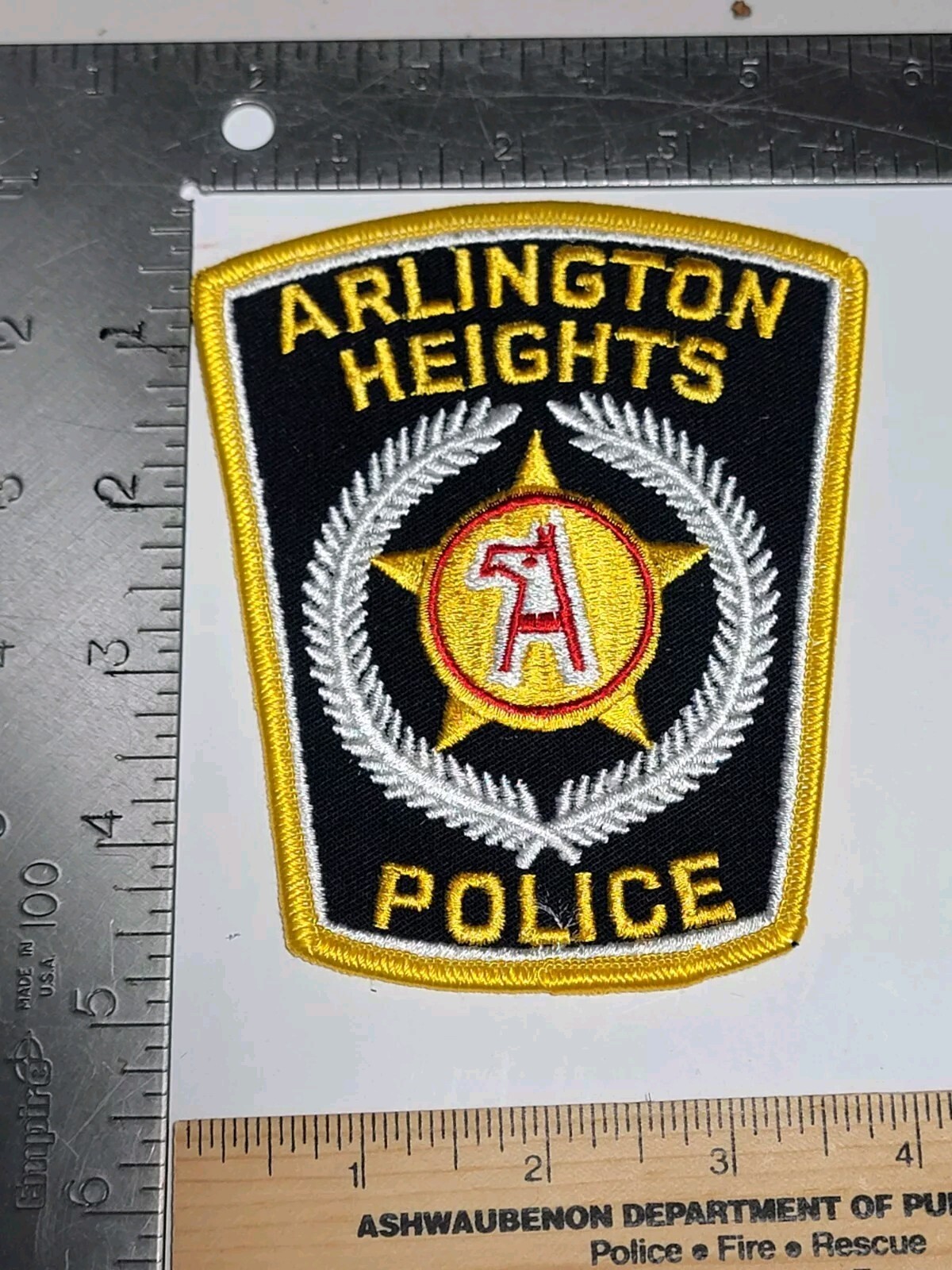 S B1 Police patch Illinois Arlington Heights