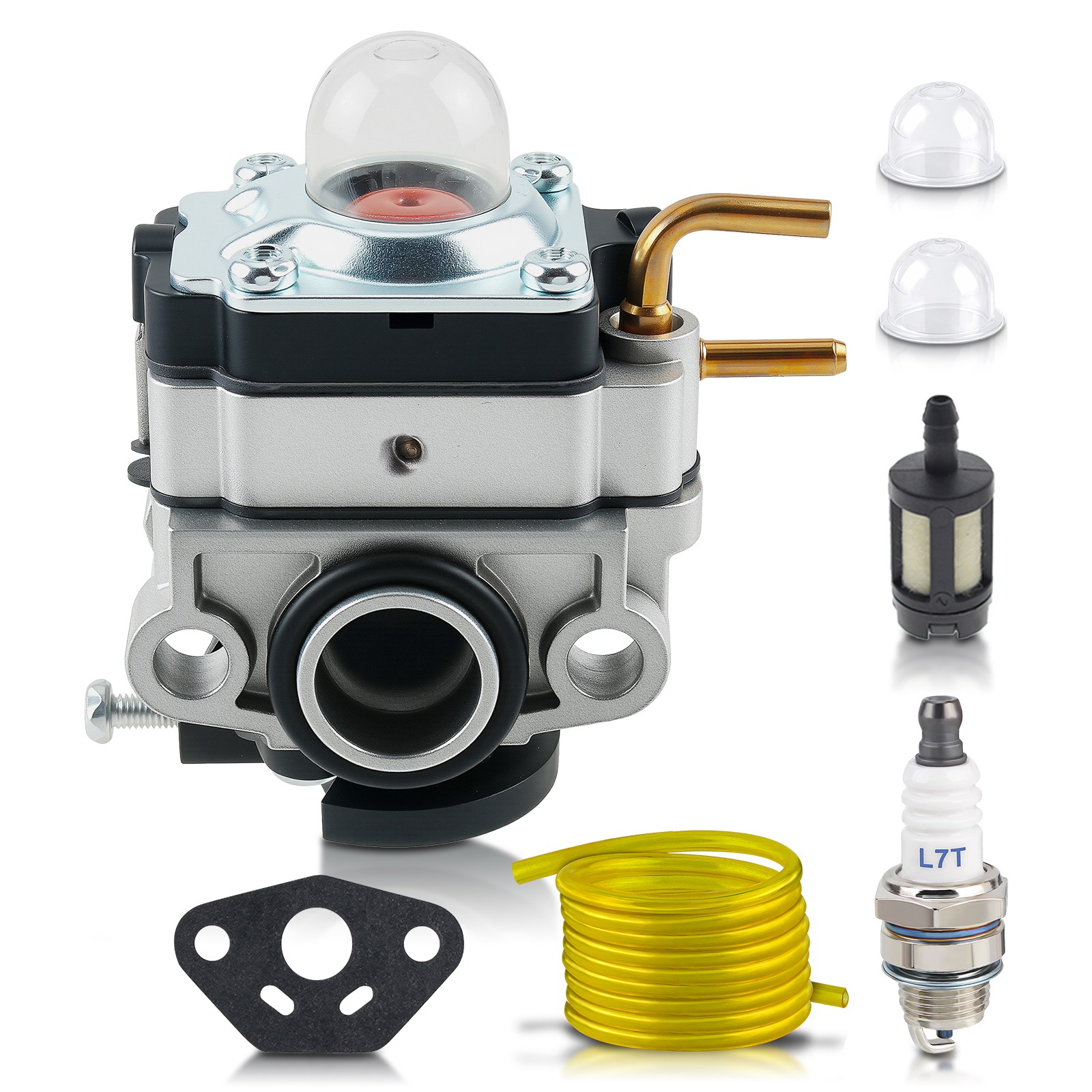 Carburetor Carb kit For Troy-Bilt TB146EC (21AK146G766) Tiller (2013) 753-06258A