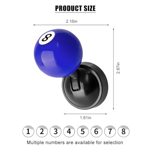 Car Joystick Push Start Button Cover, Vehicle Engine Start Stop Blue/Black