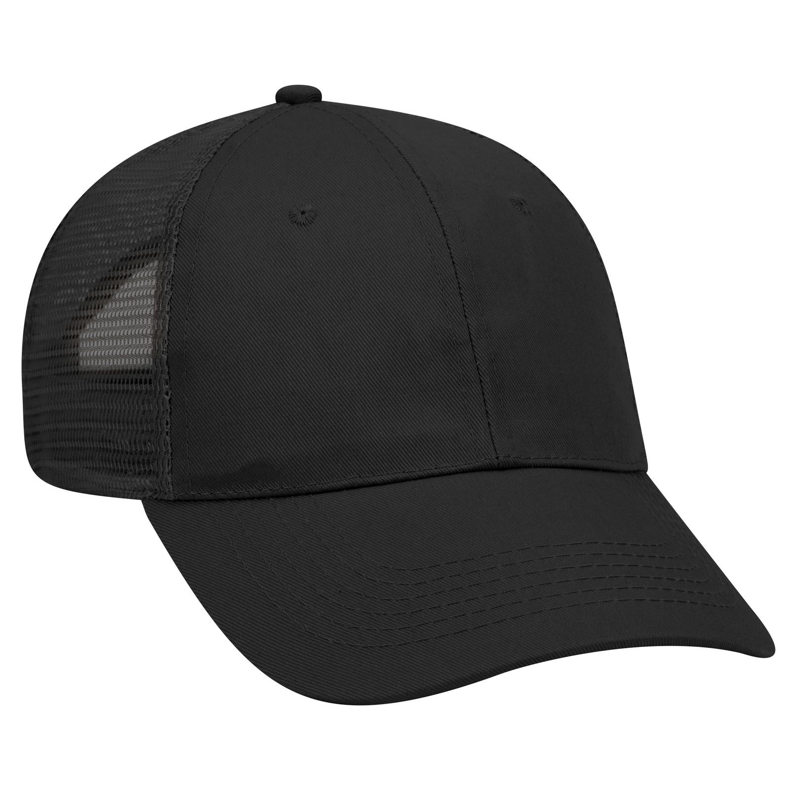 OTTO CAP 83-1101 Unisex 6 Panel Low Profile Mesh Back Trucker Hat