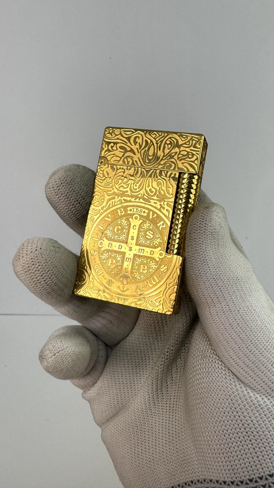 S.T. DUPONT Lighter Ligne2 Constantine Gold Lighter Ping Sound with gift box