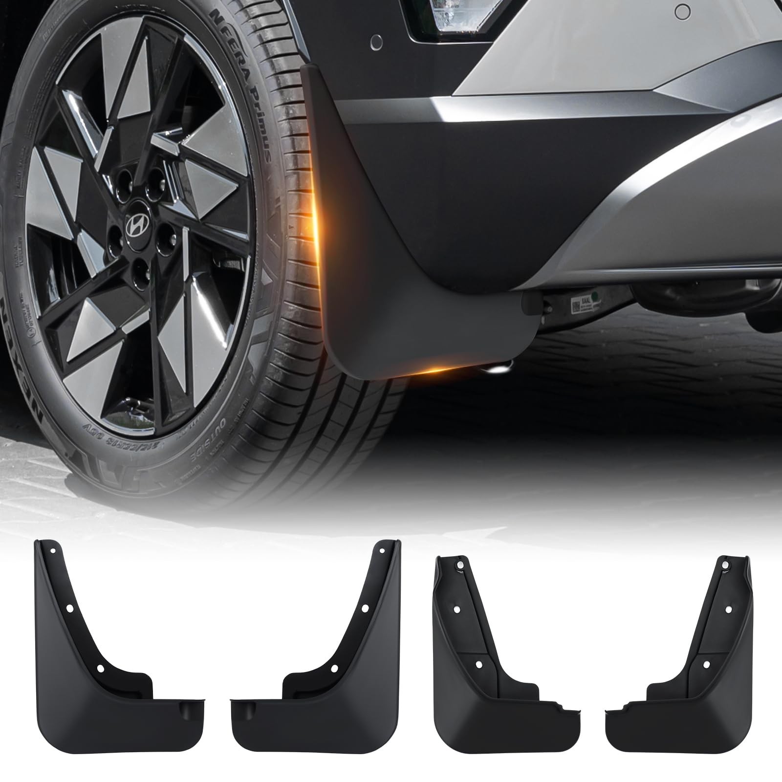 2026 Upgraded Kona Mud Flaps for 2024 2025 2026 Hyundai Kona Accessories,All ...