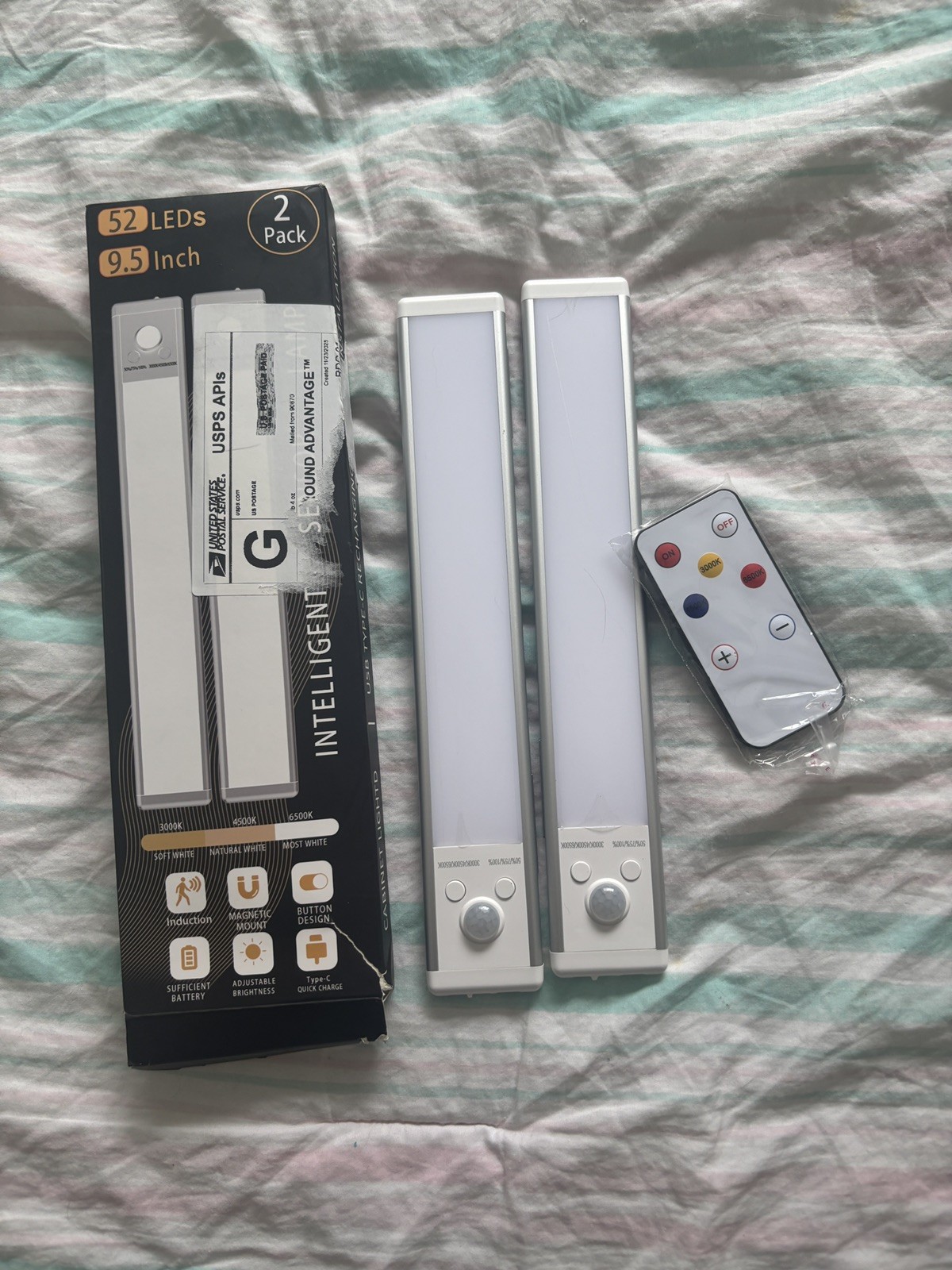 Motion sensor Closet Lights, Touch Light, Stick-on Anywhere 2-Led Touch Light