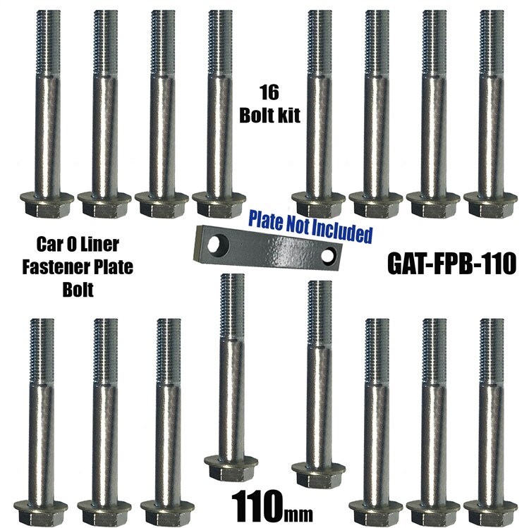 Car O Liner Fastener Plate Bolt Kit, 110mm - B106