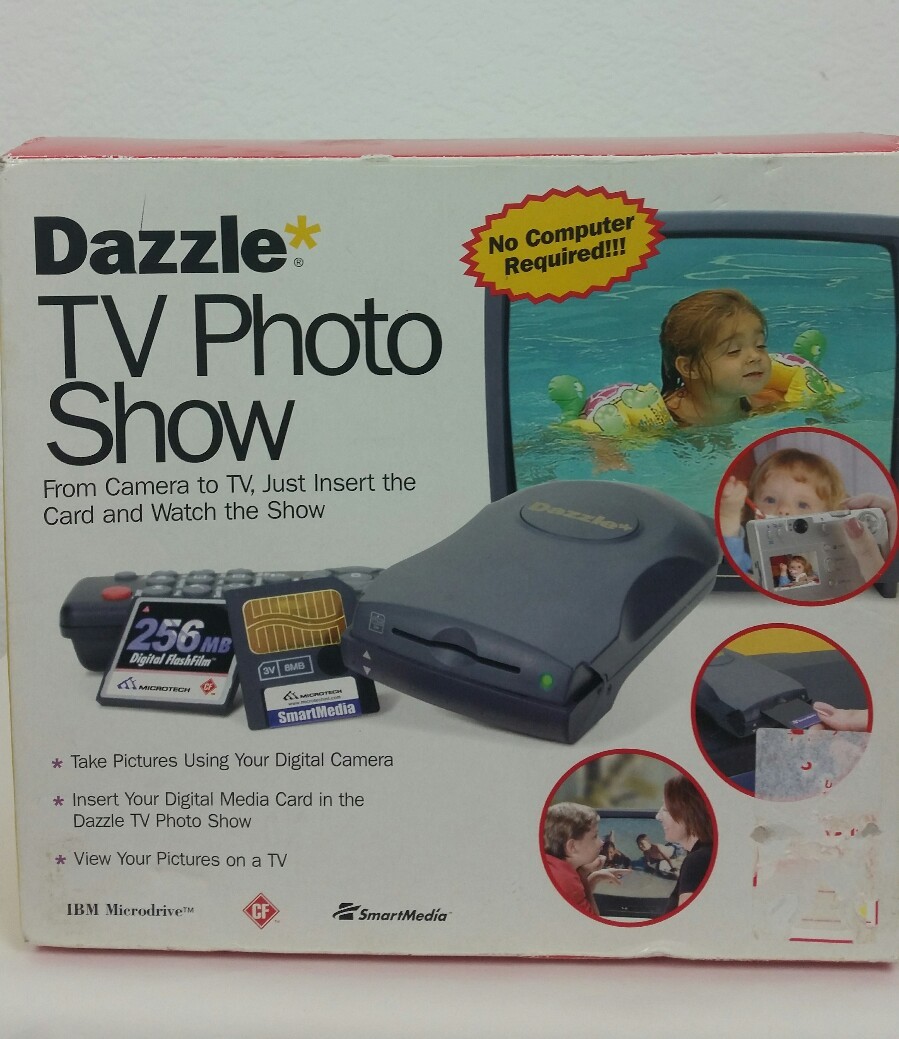 NEW Dazzle TV Photo Show View Digital Camera Pictures On Your TV DM-21300