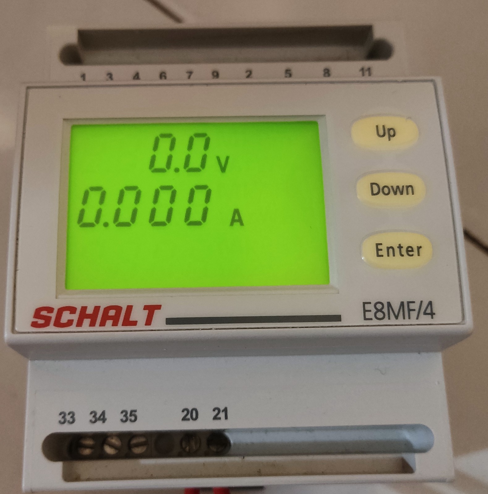 SCHALT E8MF/4 Digital Multimeter Network Analyzer Driving DIN Power Contactor