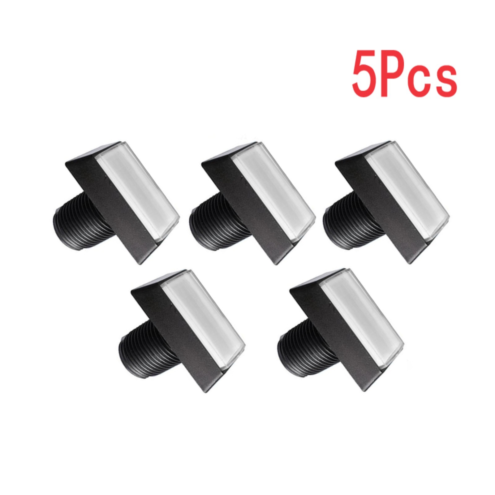 30*50mm Arcade Square Rectangle Buttons LED Push Illumilated W/ Microswitch t