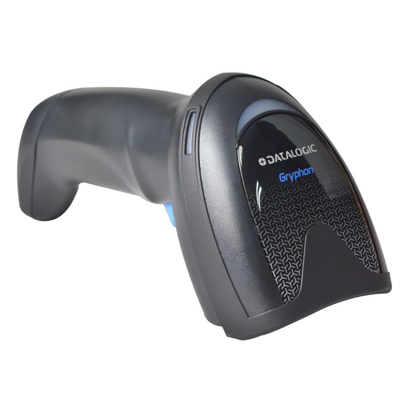 Datalogic 1D/2D Barcode Scanner Reader W/ Base Gryphon Handheld USB GD4590-BK-B
