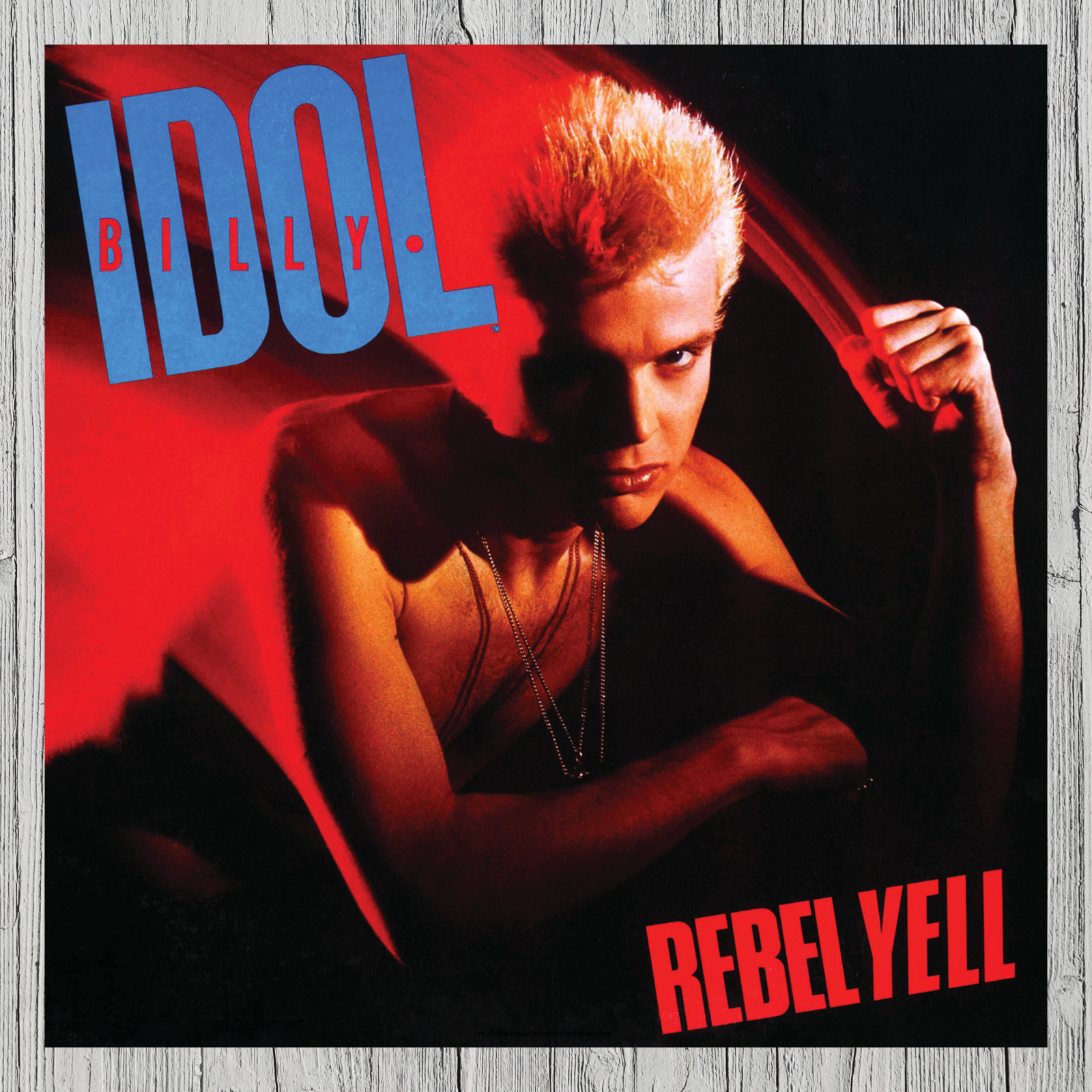 Billy Idol Rebel Yell Album Cover Metal Sign Poster