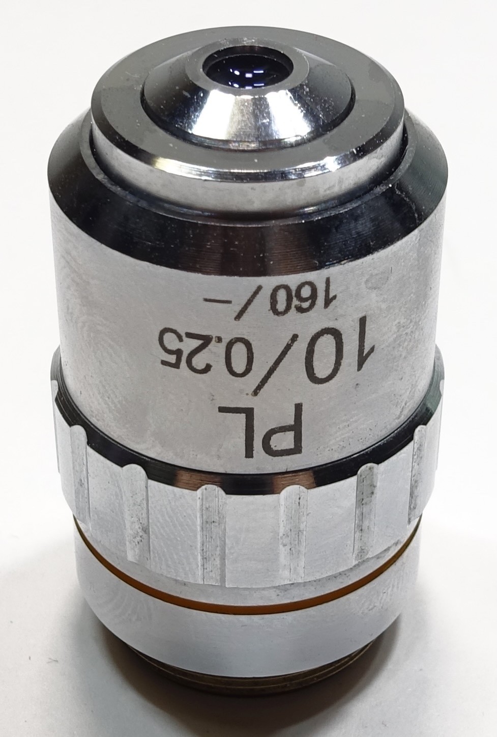 Fisher Scientific Microscope Objective Lens PL 10X/0.25 160/-