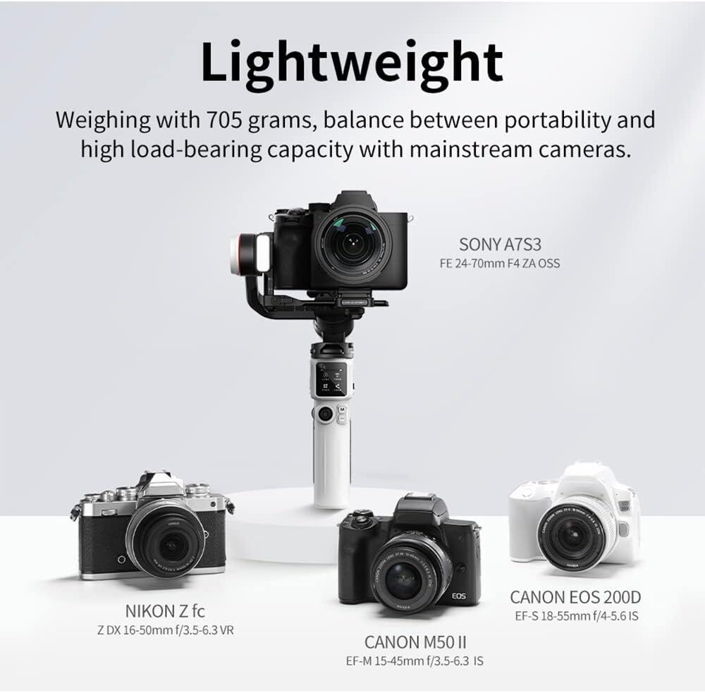 ZHIYUN Crane M3S Combo 3-Axis Gimbal Stabilizer for Mirrorless Camera Action Cam
