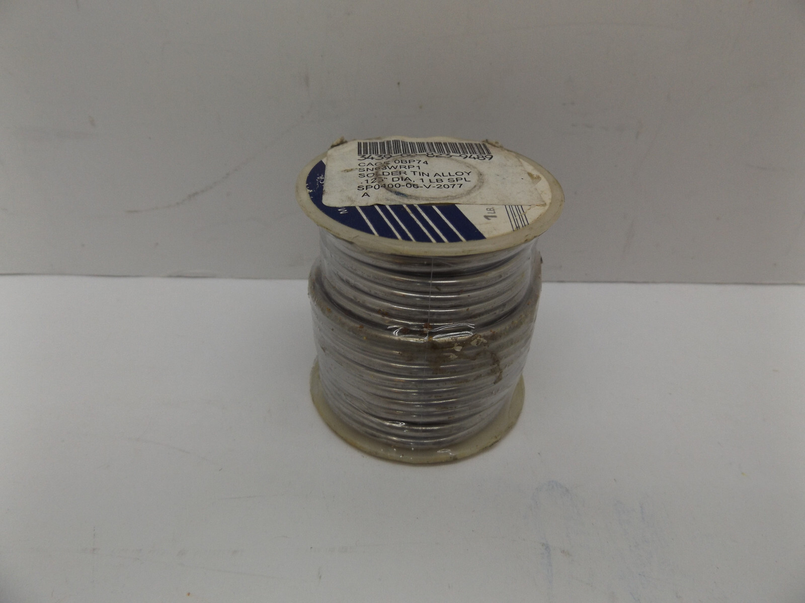Amerway Bow Solder 60/40 Rosin Core .125  1/8"  1 LB Roll  New Military Surplus