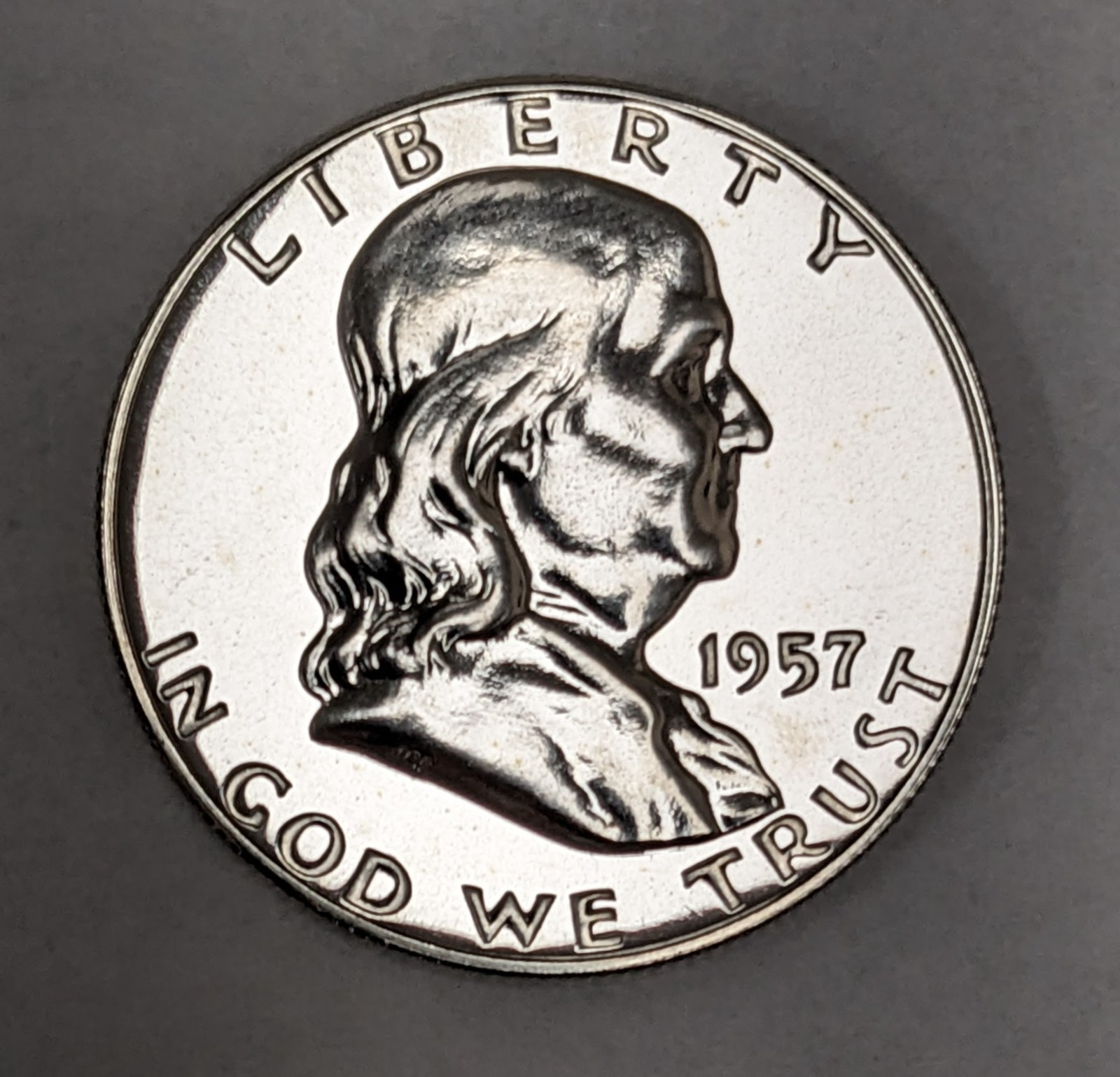 1957 Franklin Silver Half Dollar Gem Proof