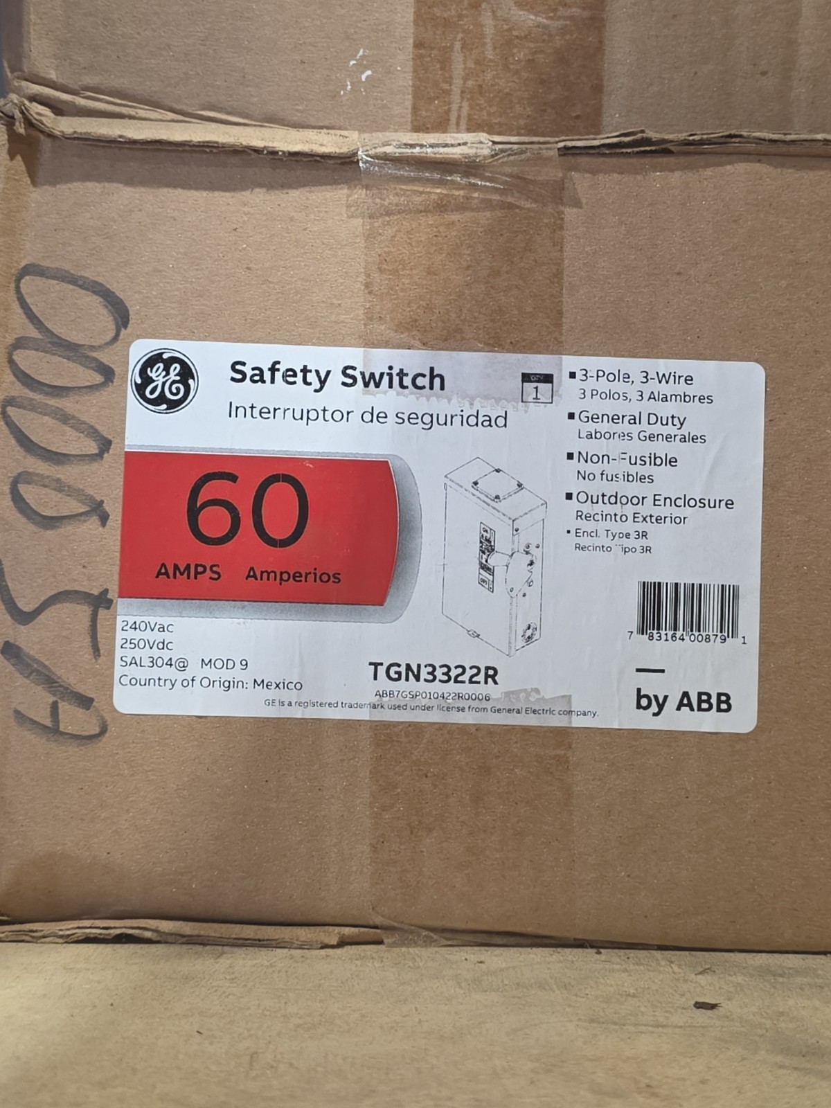 GE General Duty Safety Switch (TGN3322R)