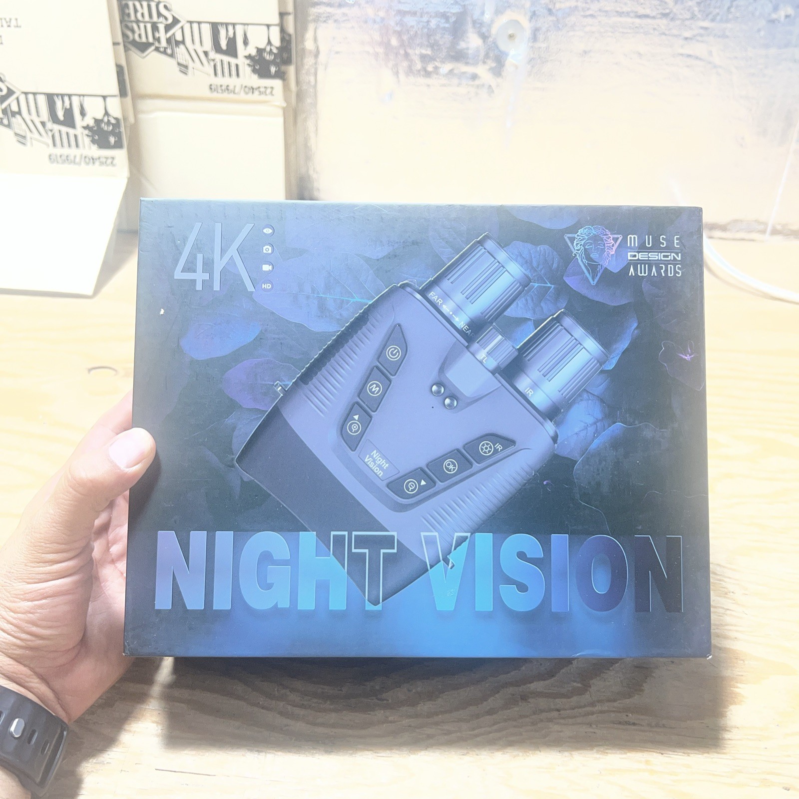 Night Vision Binoculars 4K 2024 MUSE Design Platinum Award Camera Fast Charging