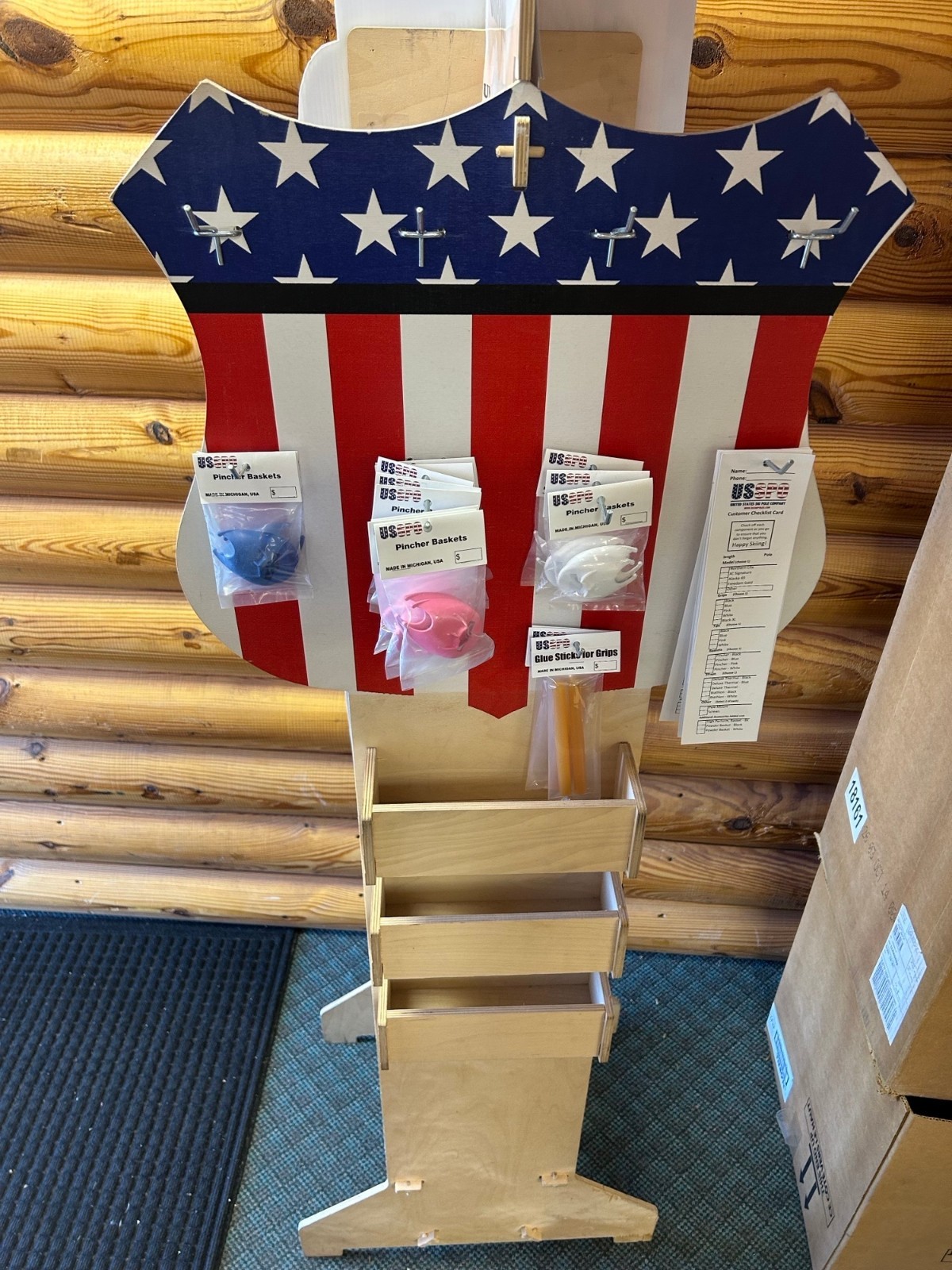 Wooden Display Rack