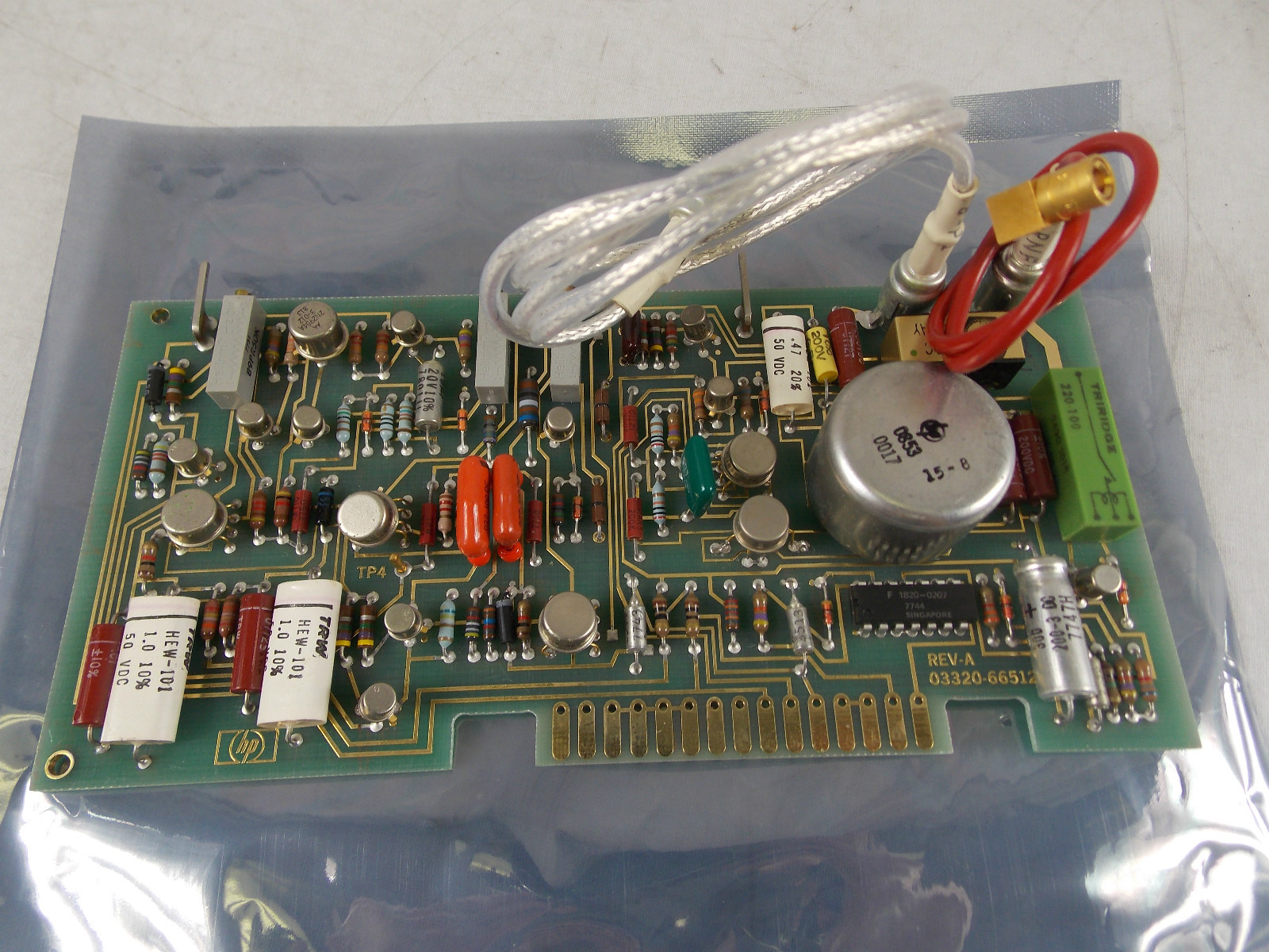 HP AGILENT 3320B FREQUENCY SYNTHESIZER STANDARD CIRCUIT BOARD P/N 03320-66512