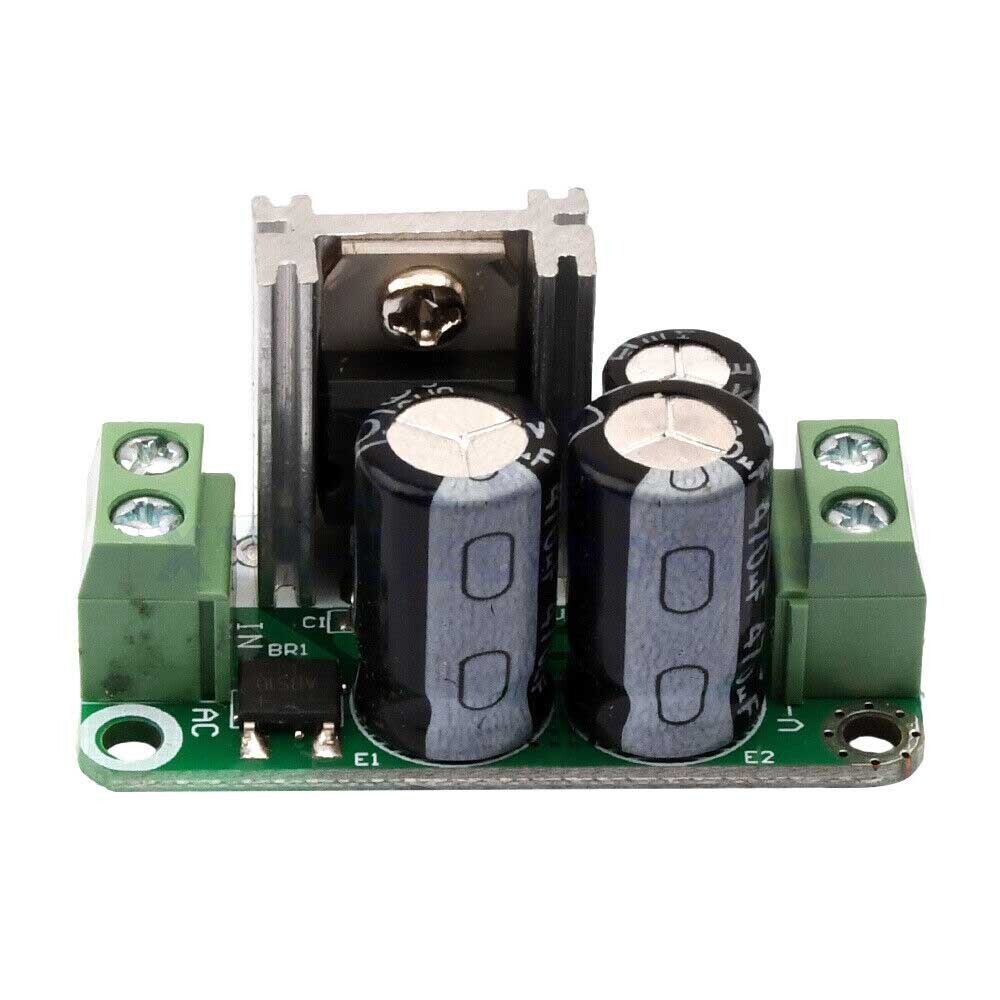 2PCS Single Regulated Power Supply Module AC to DC 12V Rectifier Filter Board 1A