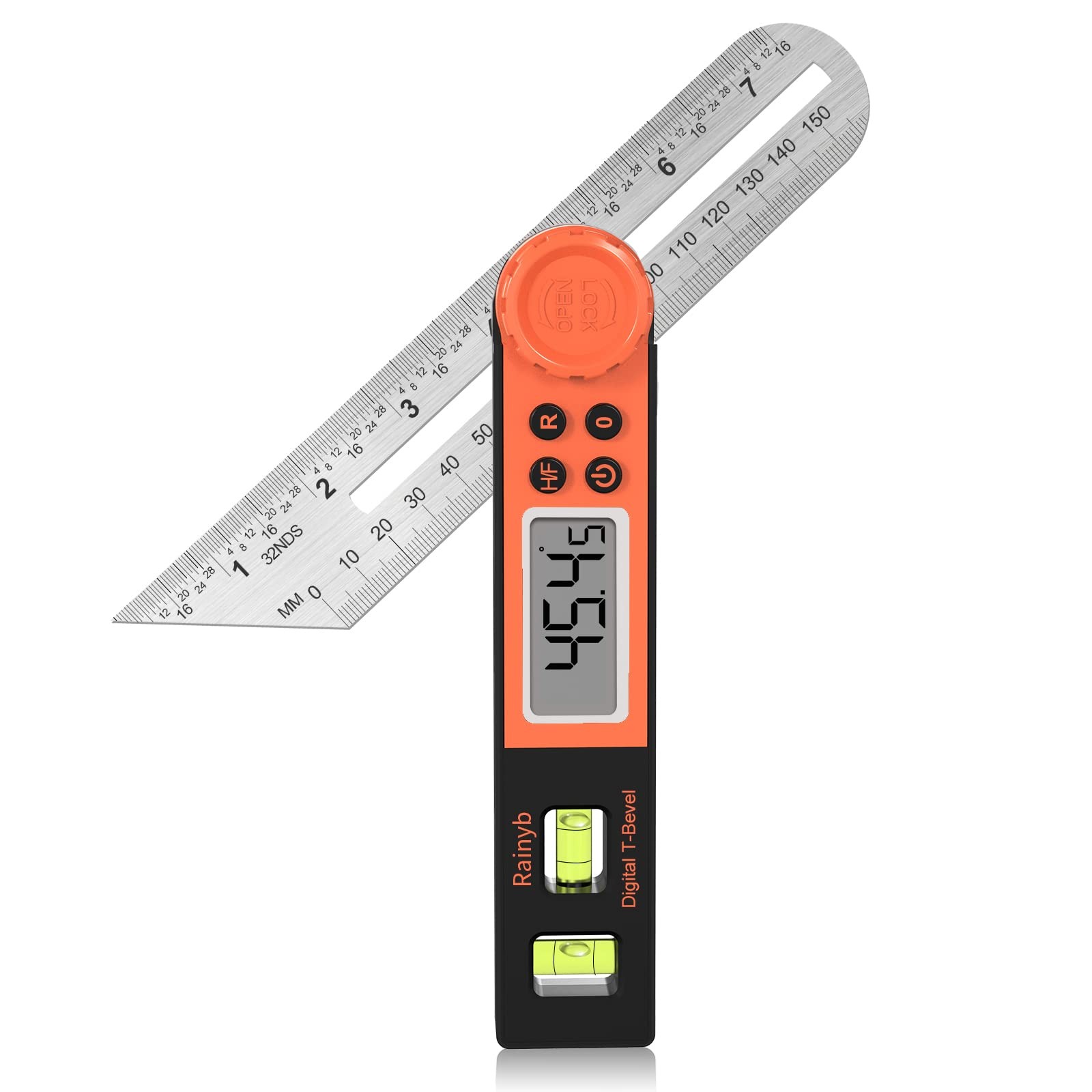 Digital Angle Finder Protractor 0-360 Degree T-Bevel Gauge & Protractor with ...