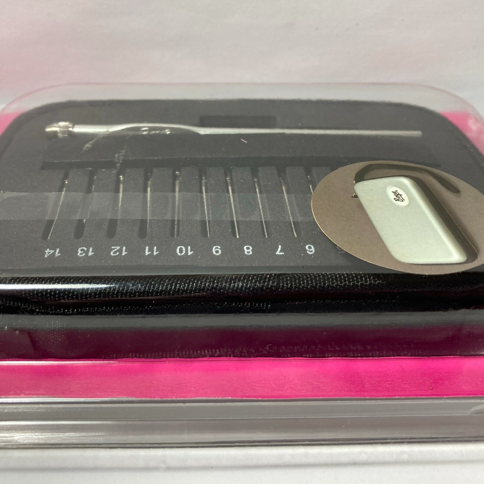 Boye Interchangeable Head Crochet Steel Hook Set Sizes 1 - 14 Zipper Case