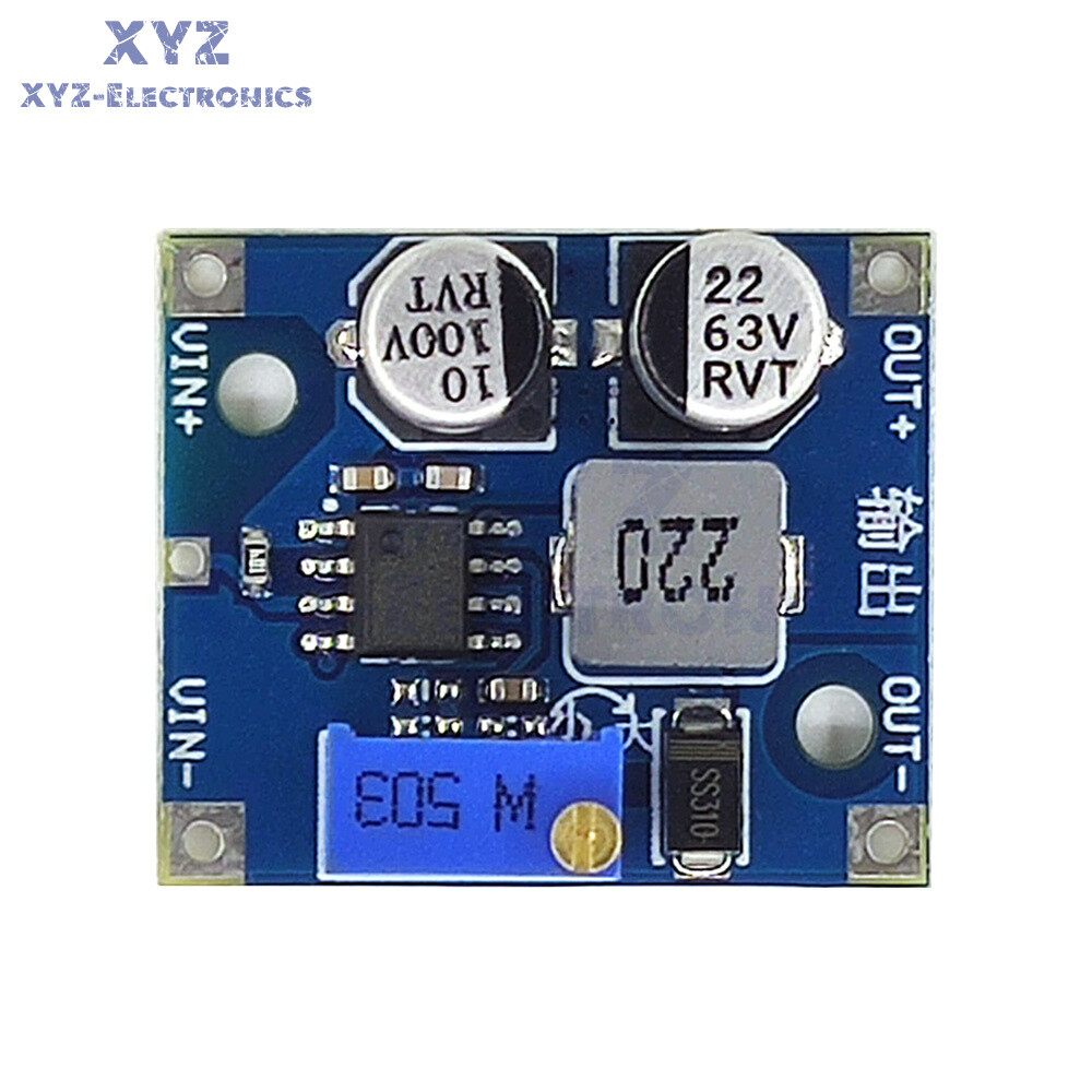 Mini DC-DC Step-Down Power Module Buck Converter 5-80V to1-62V Adjustable 1.5A