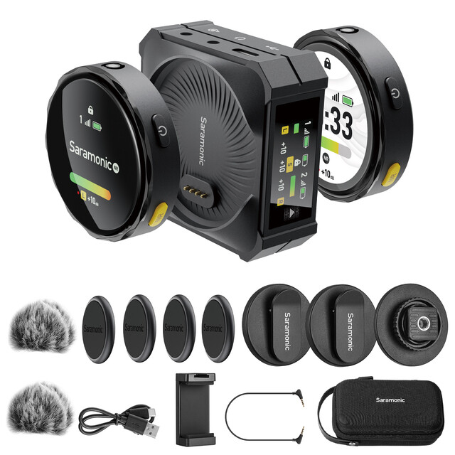 Saramonic BlinkMe B2 2.4g Wireless Microphone System 2*Transmitter Touch Screen