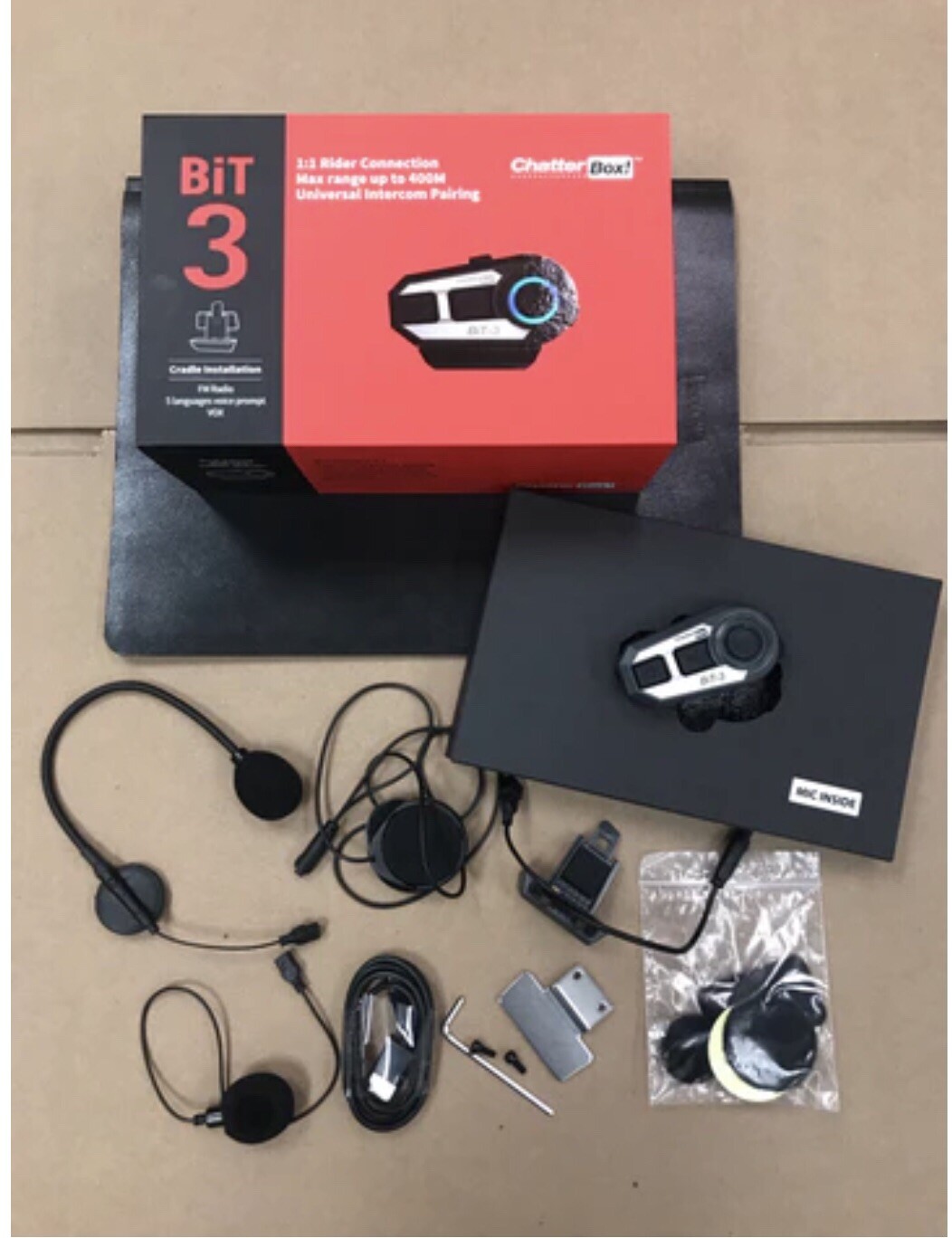 🔥CHATTERBOX BIT 3 KIT BLUETOOTH HELMET COMMUNICATOR KIT 🔥 LATEST MODEL 2026