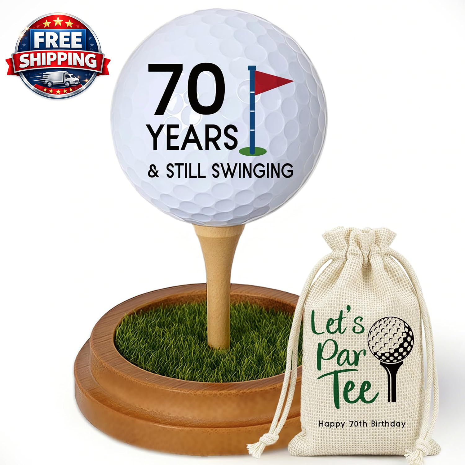 70Th Birthday Golf Gifts for Grandpa Men Dad Golfing Fan Friends Husband, 70 Yea