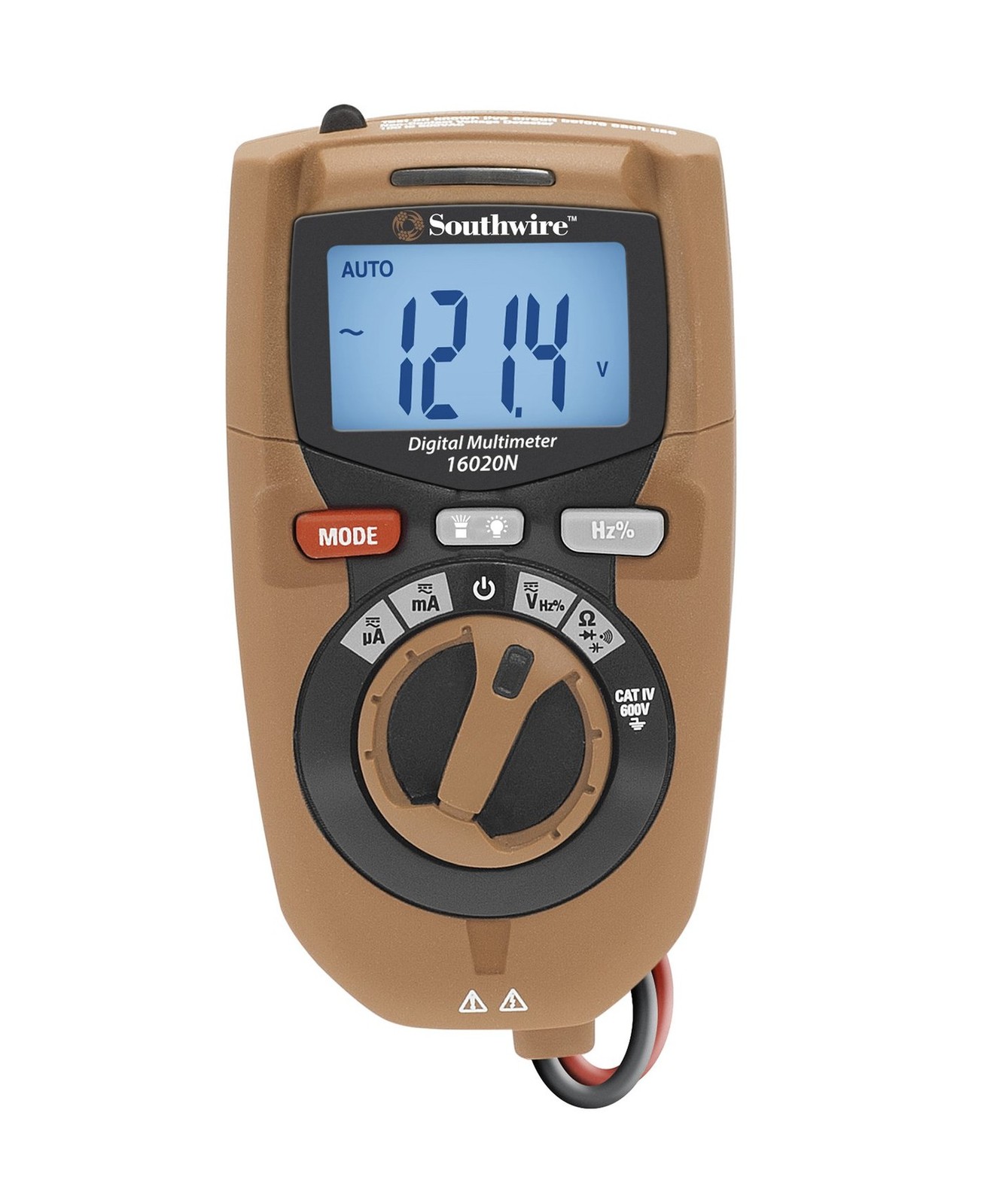 Southwire Multimeter Compact 3-in-1 - Built-In Voltage Detector & Flashlight ...