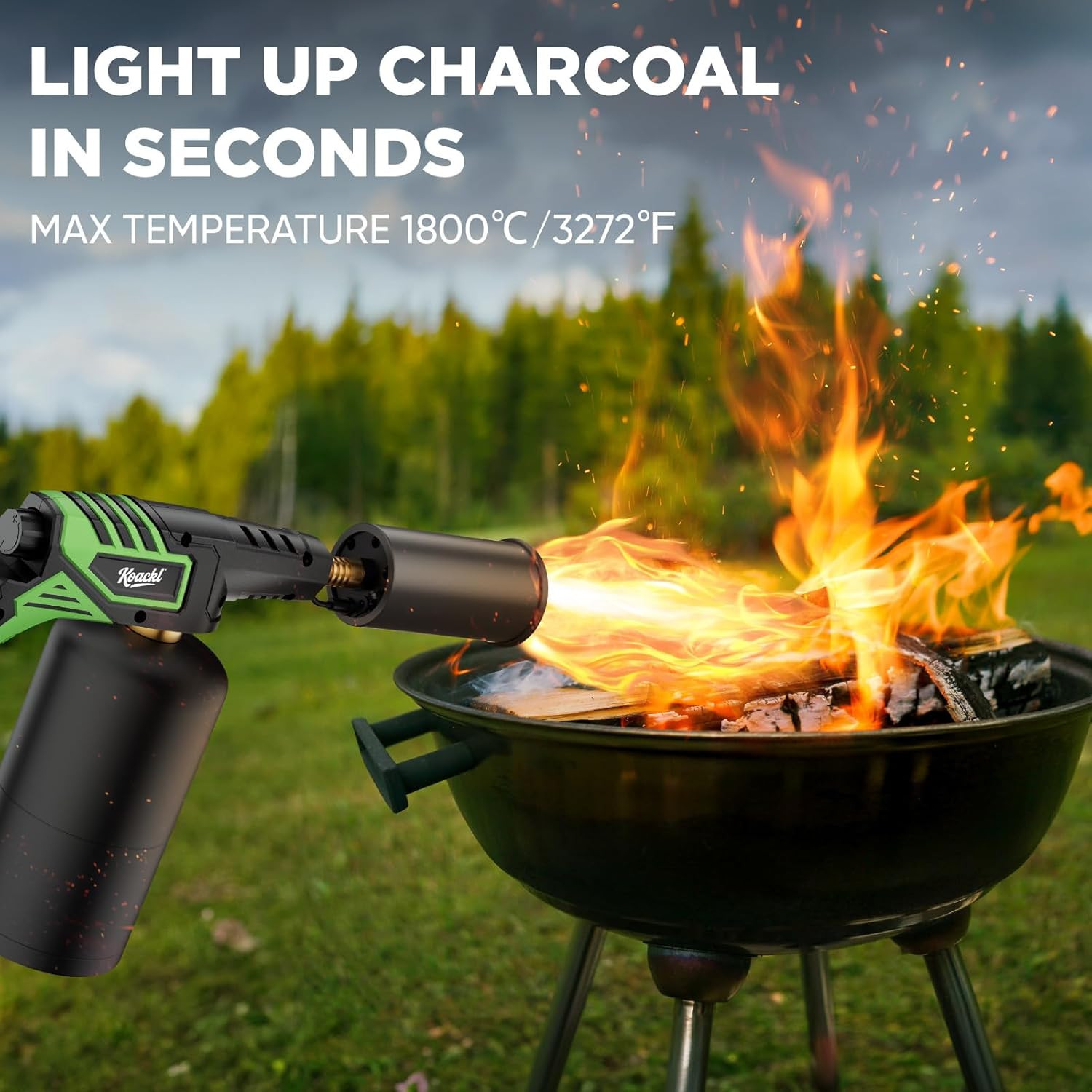 Powerful Propane Torch, Propane Torch Head, Kitchen Cooking Culinary Torch Light